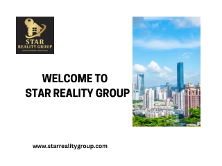 welcome to star reality group