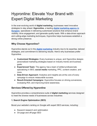 Hypronline
