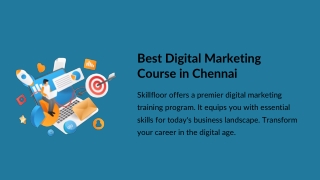 best digital marketing course in chennai