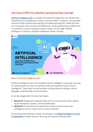 how does ai differ from machine learning and deep