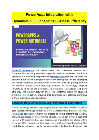 Power Automate Online Training | PowerApps Training in India