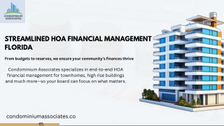 streamlined hoa financial management florida
