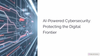 Leveraging AI in Cybersecurity with Machine Learning