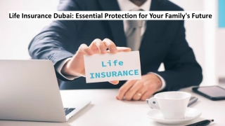Life insurance Dubai