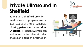 private ultrasound in sheffield baby bump