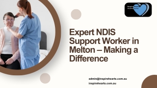 expert ndis support worker in melton making
