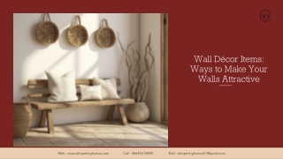 Wall Décor Items Ways To Make Your Walls Attractive