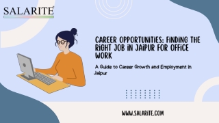career opportunities finding the right