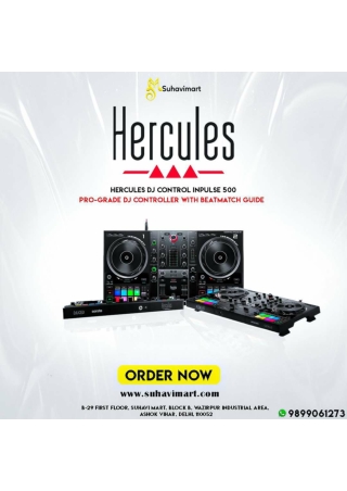 Hercules DJ Control Inpulse 500 – The Best DJ Controller at Suhavi Mart