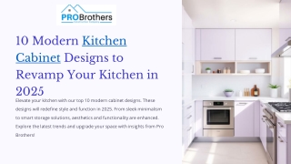 10 Modern Kitchen Cabinet Designs to Revamp Your Kitchen in 2025