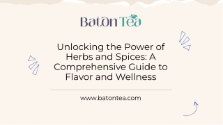 Unlocking the Power of Herbs and Spices A Comprehensive Guide to Flavor and Wellness