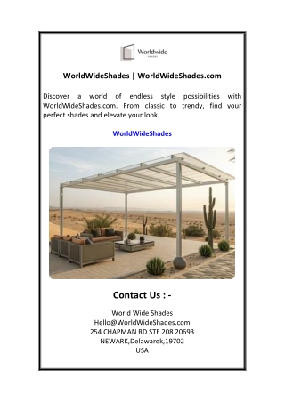 worldwideshades worldwideshades com