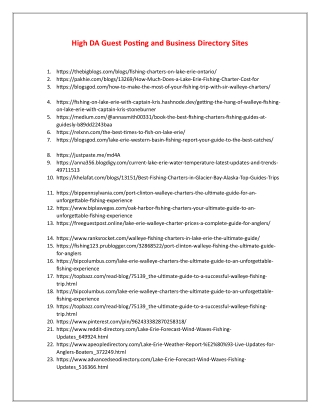 high da guest posting and business directory sites