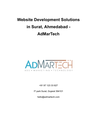 website development solutions