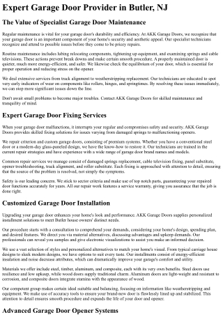 AKK Garage Doors