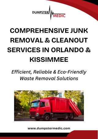 Top-Rated Junk Removal & Cleanout Services in Orlando & Kissimmee