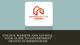 Unlock Warmth and Savings Your Guide to Government Grants in Birmingham
