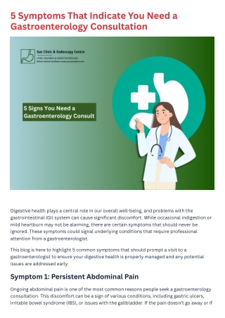 5 Symptoms That Indicate You Need a Gastroenterology Consultation (1)