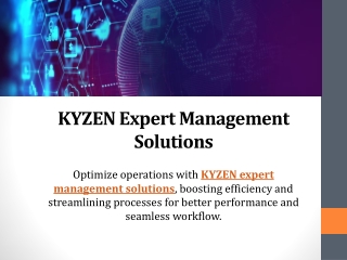 KYZEN Expert Management Solutions
