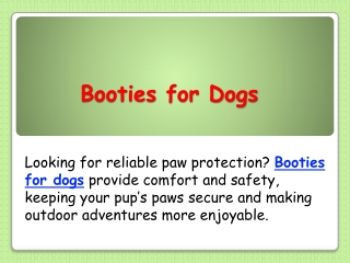 booties for dogs