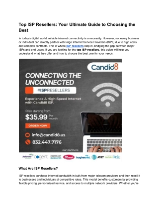 Top ISP Resellers_ Your Ultimate Guide to Choosing the Best