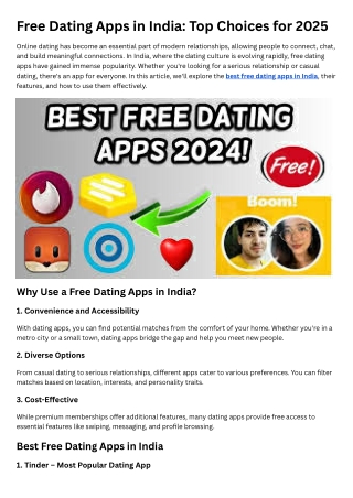 free dating apps in india top choices for 2025