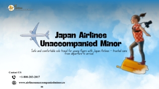 How to book Japan Airlines Unaccompanied Minor flight tickets?