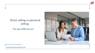 What Are the Key Differences Between Direct and Personal Selling?