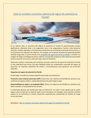 qu se considera una buena cobertura de seguro