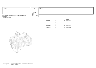 McCormick MTX Series (2002-2007) - MTX3 - MTX165, MTX185, MTX200 Tractor Parts Catalogue Manual Instant Download