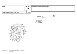 McCormick T Series Compact (2001-2009) - CT00 - T60F Tractor Parts Catalogue Manual Instant Download