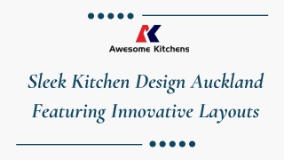 Sleek Kitchen Design Auckland Featuring Innovative Layouts