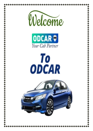From Arrival to Destination- ODCAR’s Easy Car Rental in Bhubaneswar Airport