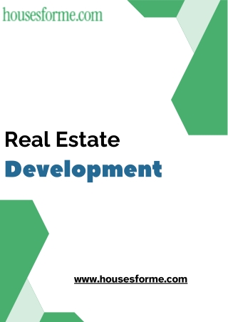real estate development