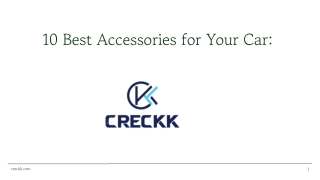 Upgrade Your Ride: The Top 10 Car Accessories You Need