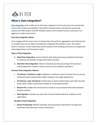 Optimizing Business Success with Advanced Data Integration