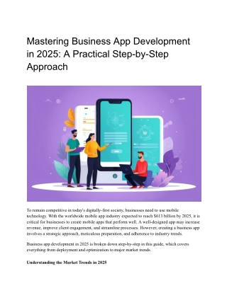 Mastering Business App Development in 2025