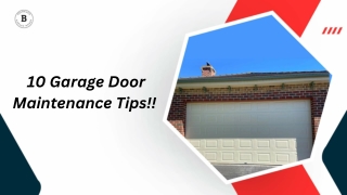 10 Essential Garage Door Maintenance Tips – Keep Your Garage Doors in Top Shape!