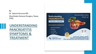 Understanding Pancreatitis - Symptoms And Treatment