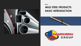 High-Quality MS Flat & MS Tubes | Kamdhenu Group