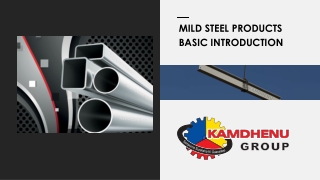 Durable MS Flat & MS Tubes for Construction | Kamdhenu