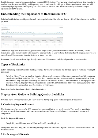 backlinks are an essential component