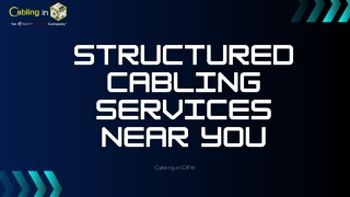 Expert Structured Cabling Services by Cabling in DFW