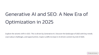 Generative AI and SEO