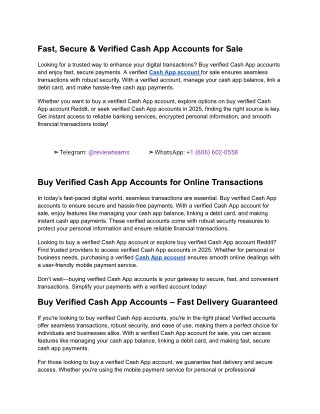 fast secure verified cash app accounts for sale