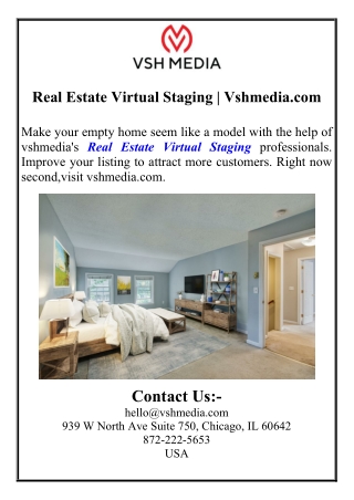 Real Estate Virtual Staging | Vshmedia.com