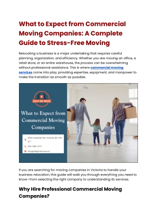 What to Expect from Commercial Moving Companies_ A Complete Guide to Stress-Free Moving