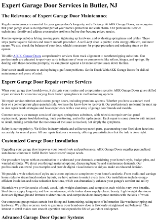 AKK Garage Doors