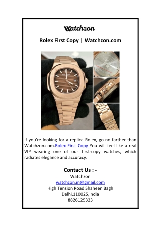 rolex first copy watchzon com