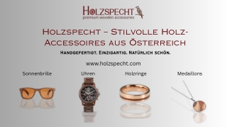 Holzaccessoires von Holzspecht